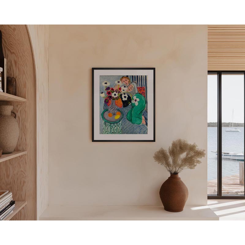 Odalisque, Blue Harmony, 1937 poster by Henri Matisse