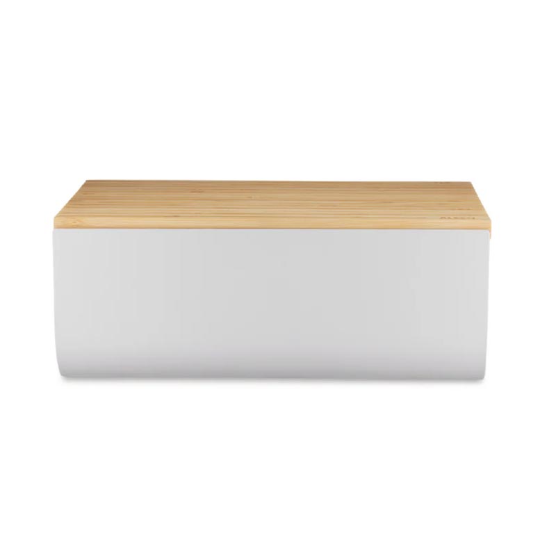 Mattina Bread Bin - Warm Grey - des. Big-Game for Alessi
