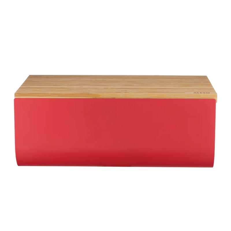 Mattina Bread Bin - Red - des. Big-Game for Alessi