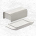 Mattina Butter Dish - Warm Grey - des. BIG-GAME for Alessi