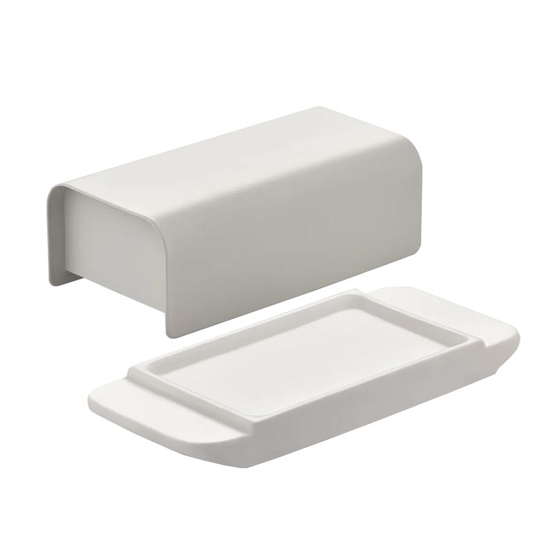 Mattina Butter Dish - Warm Grey - des. BIG-GAME for Alessi