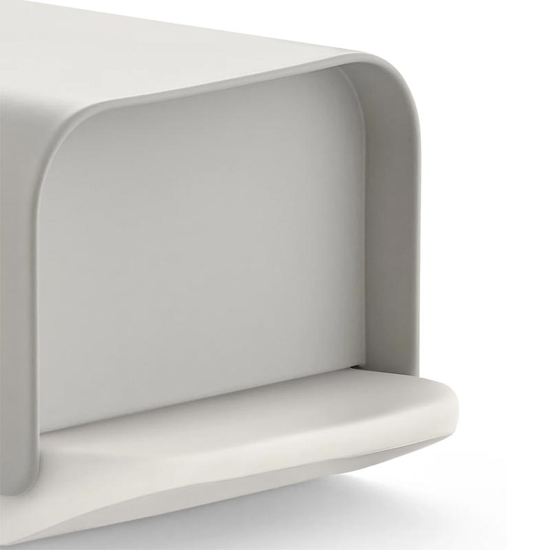 Mattina Butter Dish - Warm Grey - des. BIG-GAME for Alessi