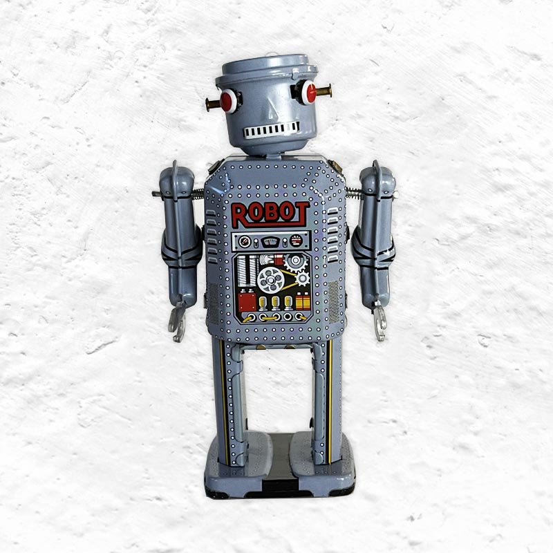 Blue Mechanical Robot