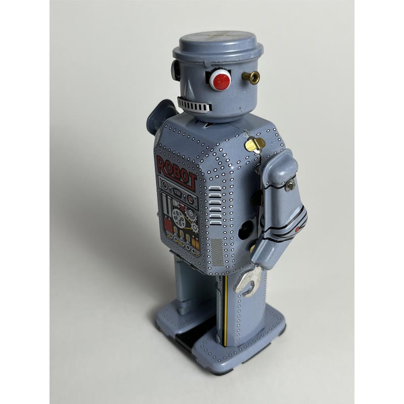 Blue Mechanical Robot