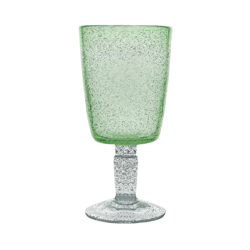 Memento Glass Goblet - Jade - by Serafino Zani