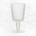 Memento Glass Goblet - White transparent - by Serafino Zani