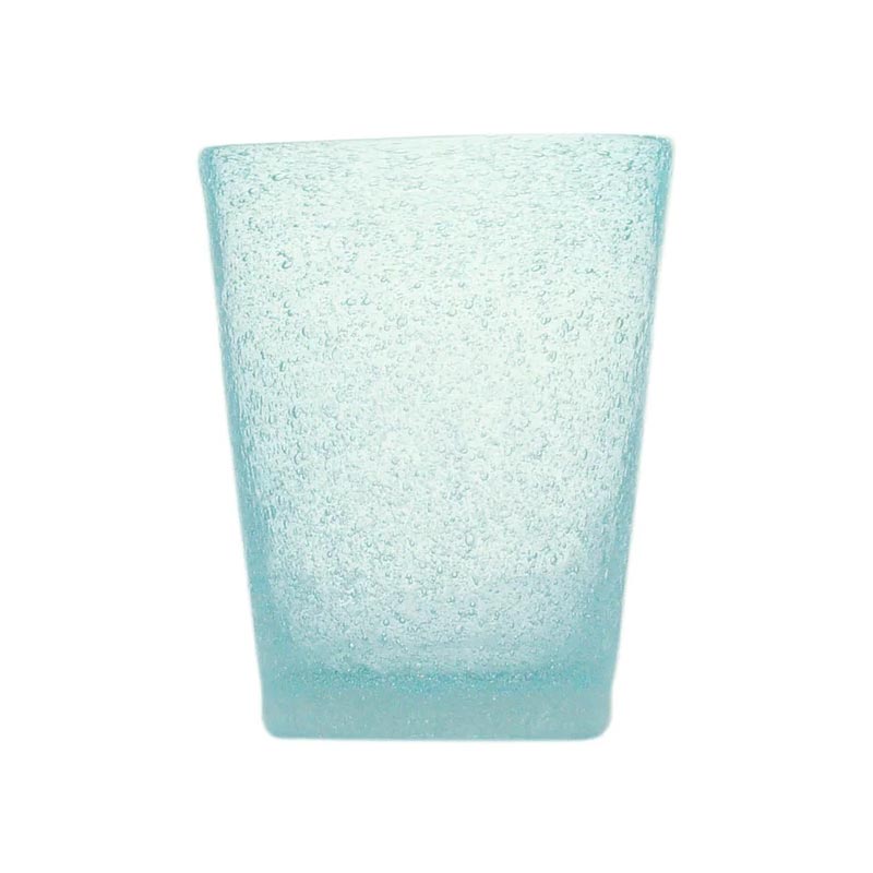 Memento Glass Tumbler - Light Blue - by Serafino Zani