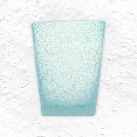 Memento Glass Tumbler - Light Blue - by Serafino Zani