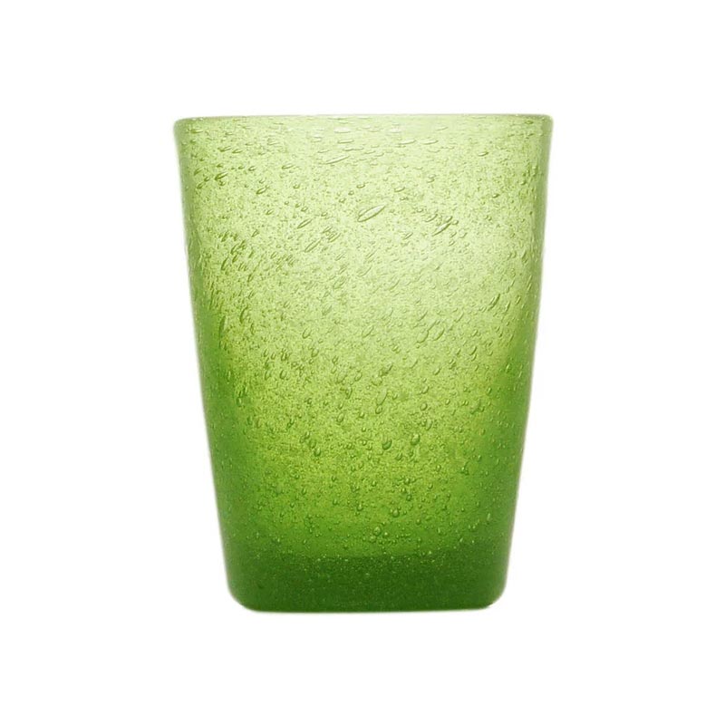 Memento Glass Tumbler - Lime - by Serafino Zani