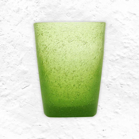 Memento Glass Tumbler - Lime - by Serafino Zani