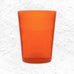 Memento Glass Tumbler - Orange - by Serafino Zani