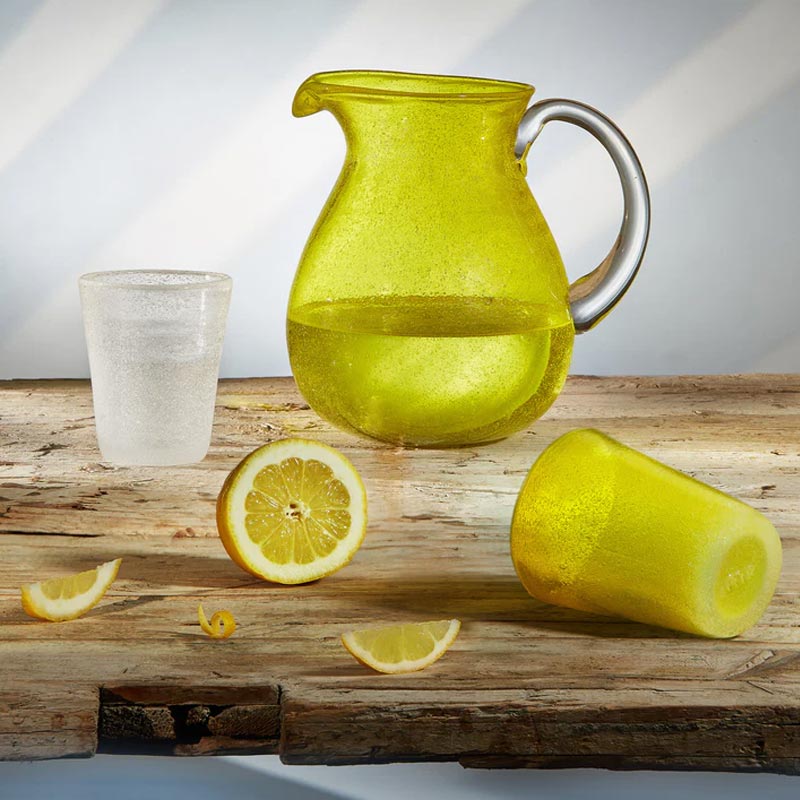 Memento Glass Tumbler - White - by Serafino Zani