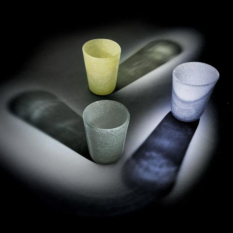 Memento Glass Tumbler - Grey - by Serafino Zani