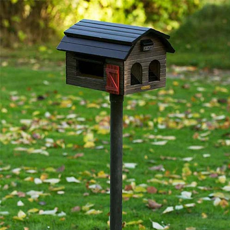 Birdhouse / Bird Feeder Support Pole by Wildlife Garden