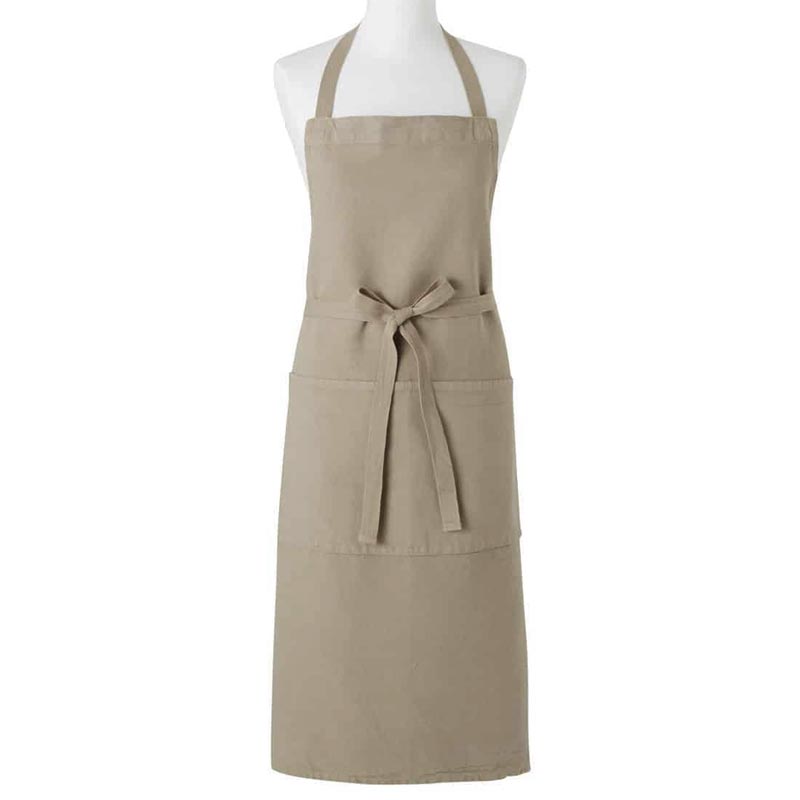 Metiers 60% Cotton 40% Linen Apron - Eucalyptus - by Charvet Editions
