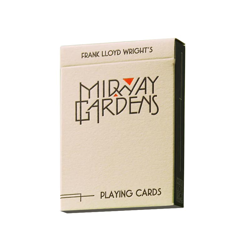 Midway Gardens - Frank Lloyd Wright Playing Cards, by Art of Play