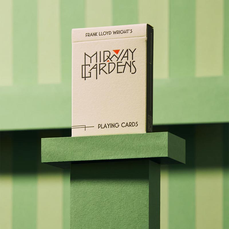 Midway Gardens - Frank Lloyd Wright Playing Cards, by Art of Play