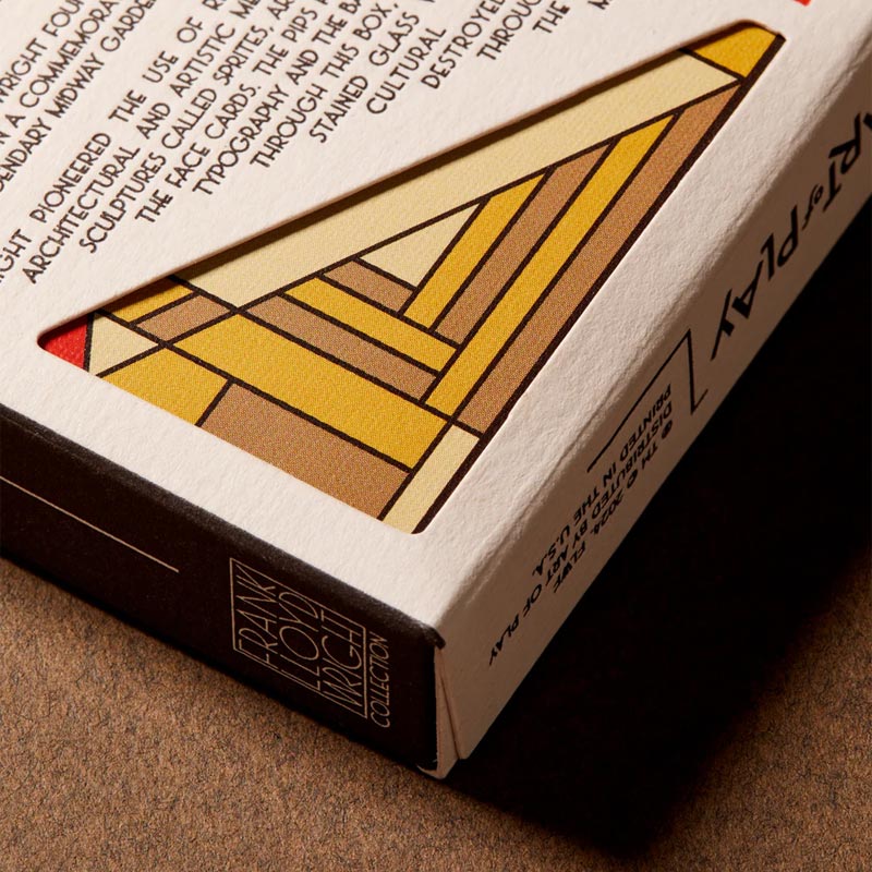 Midway Gardens - Frank Lloyd Wright Playing Cards, by Art of Play