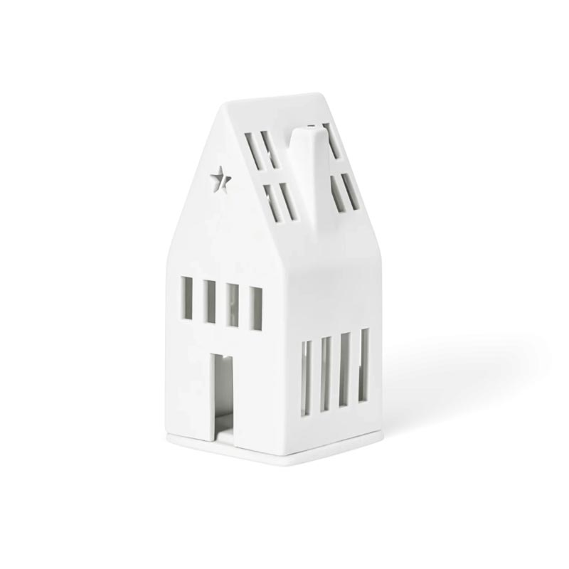 Porcelain Tea Light house - Star - by Räder