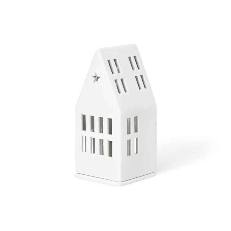 Porcelain Tea Light house - Star - by Räder
