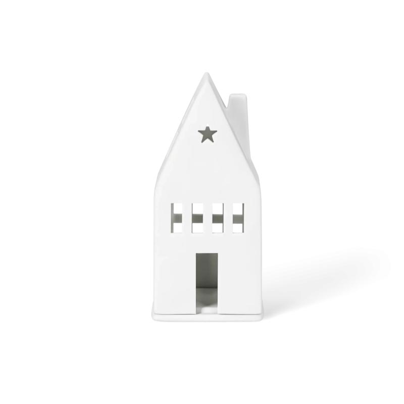 Porcelain Tea Light house - Star - by Räder