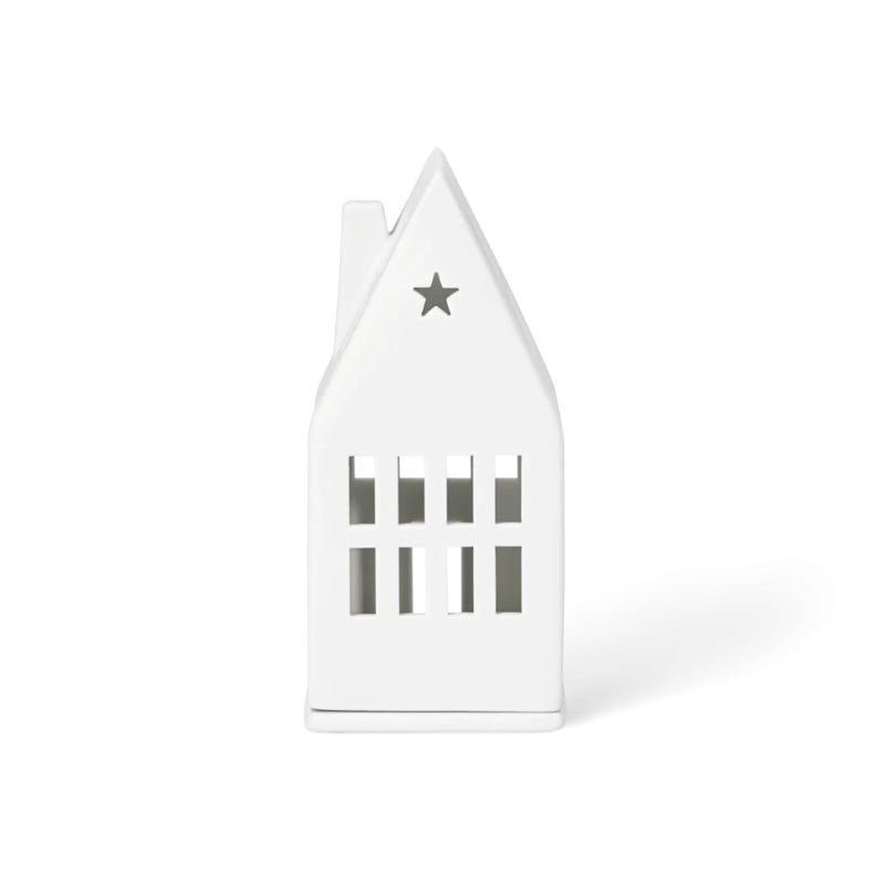 Porcelain Tea Light house - Star - by Räder