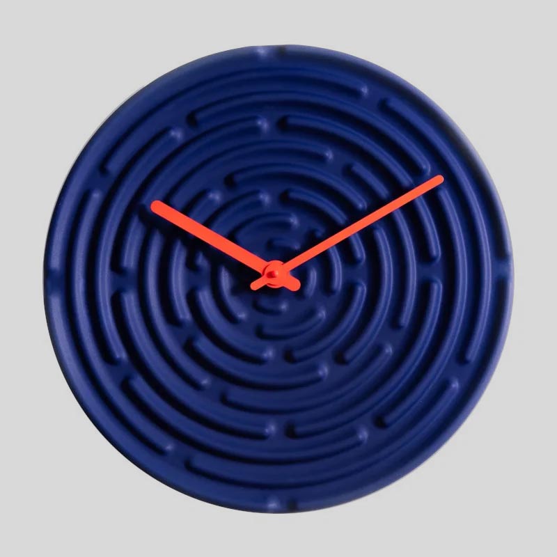 Minos Wall clock, Horizon blue, des. Manon Novelli for raawii