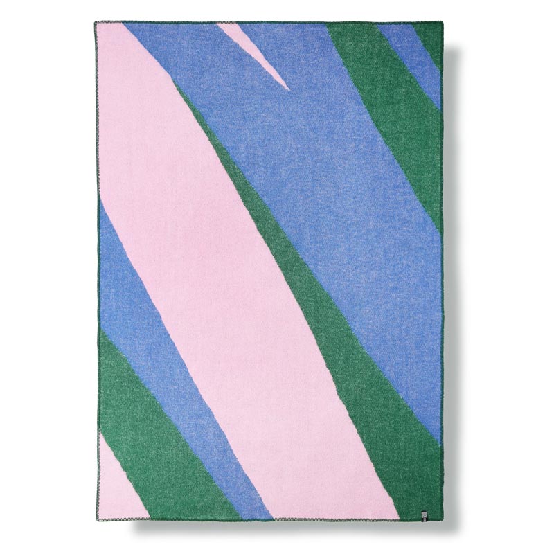 Mint wool throw des. Mara Tschudi for ZigZagZurich