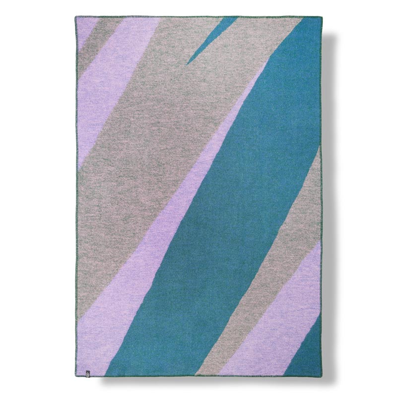 Mint wool throw des. Mara Tschudi for ZigZagZurich
