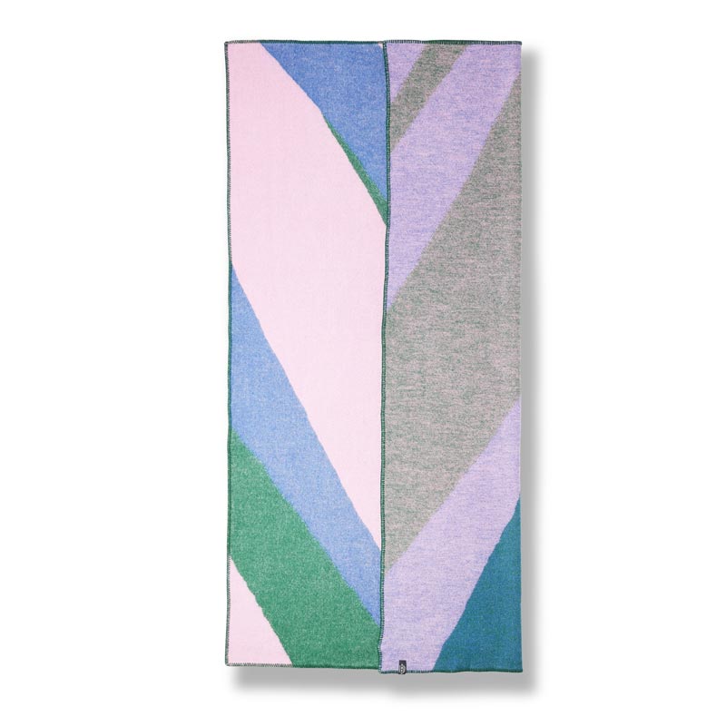 Mint wool throw des. Mara Tschudi for ZigZagZurich