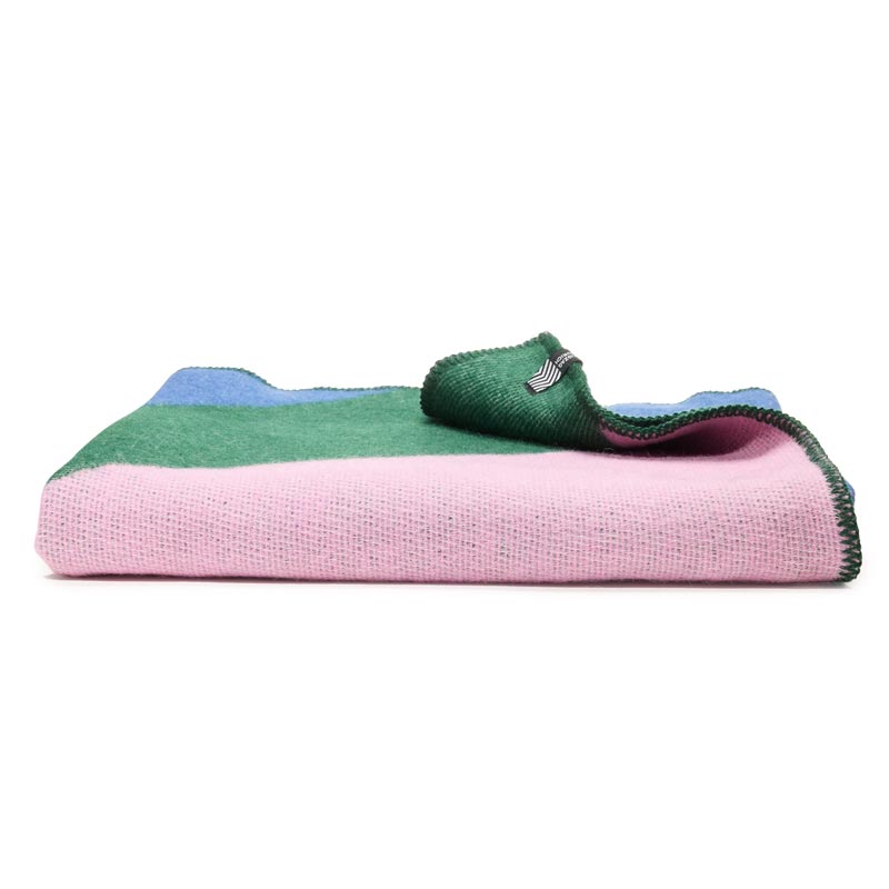 Mint wool throw des. Mara Tschudi for ZigZagZurich