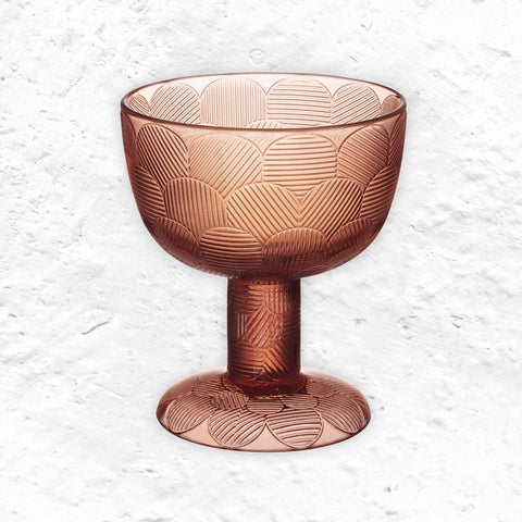 Miranda bowl - 145mm - salmon pink - des. Heikki Orvola for Iittala