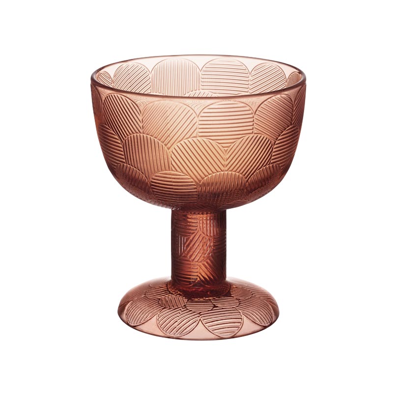Miranda bowl - 145mm - salmon pink - des. Heikki Orvola for Iittala
