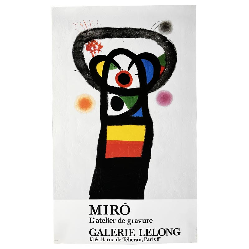 L'Atelier de Gravure poster by Joan Miró (Galerie Lelong, Paris)