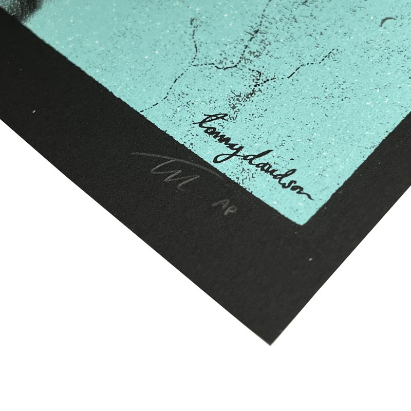 Mogwai UK Tour 2018 poster by Tommy Davidson-Hawley - artist's proofs