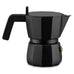 Moka Espresso Coffee Maker in Black - 3 cup - des. David Chipperfield (made by Alessi)