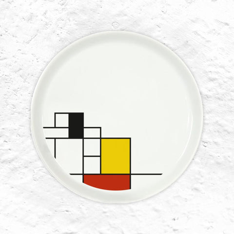 Mondrian Plate by Könitz