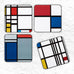 Mondrian Coasters