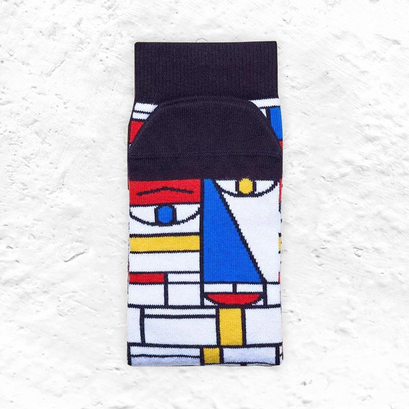 Feet Mondrian Artist Socks