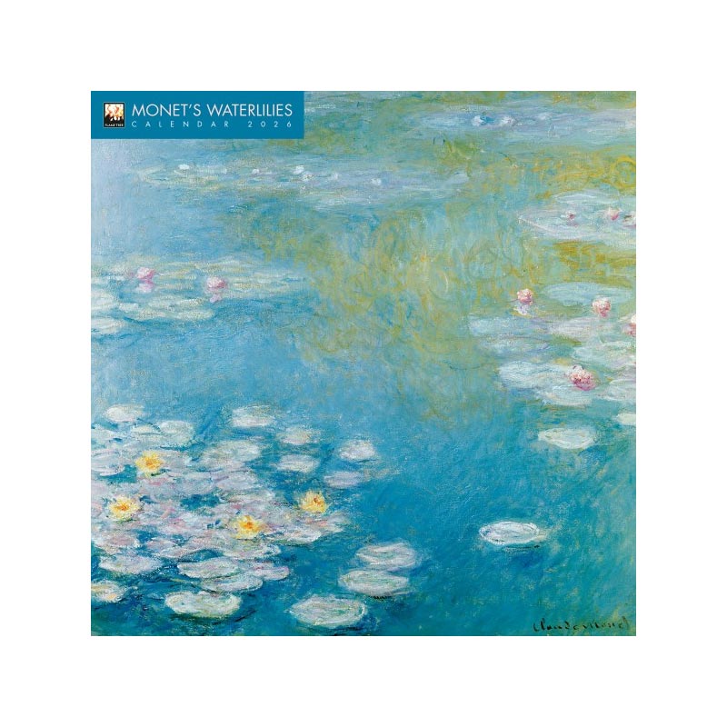 Monet's Waterlilies 2026 Wall Calendar