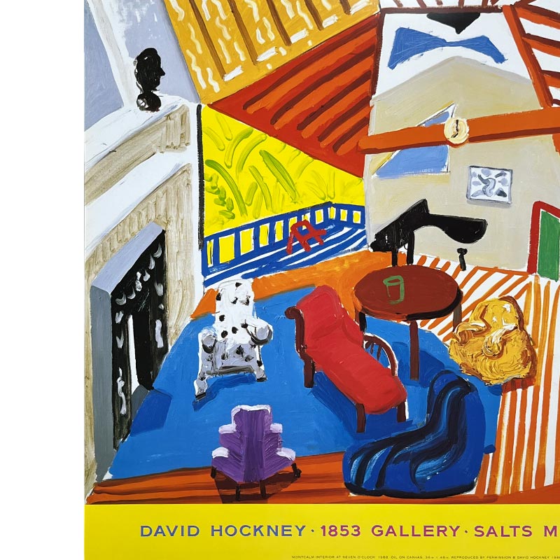 Montcalm Interior at 7 o'clock Poster by David Hockney