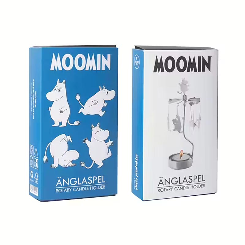 Angel Chime 'Moomin' Silver Tealight Holder