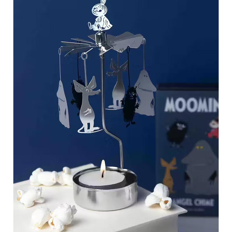 Moomin Buddies Tealight Spinner, by Pluto Design