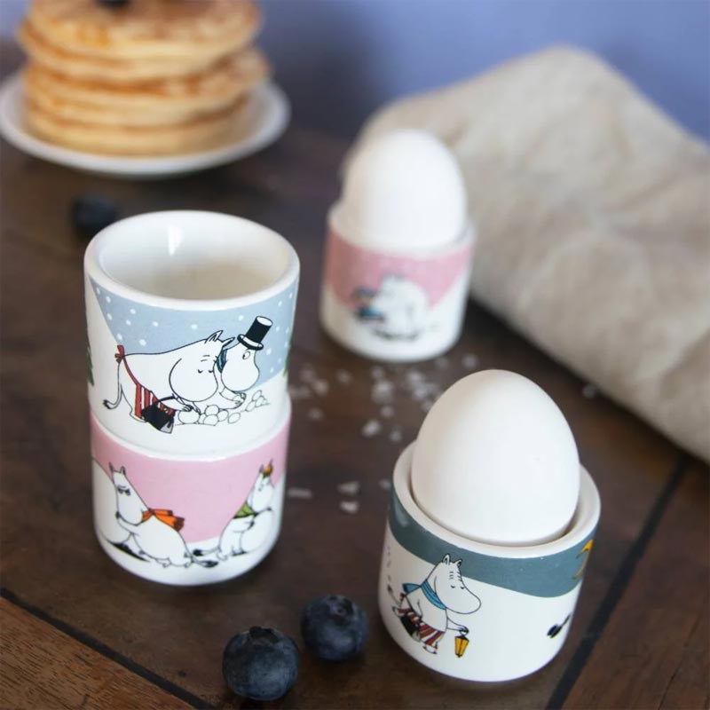 Moomin Winter Egg Cups - Set of 4 - by Pluto Design