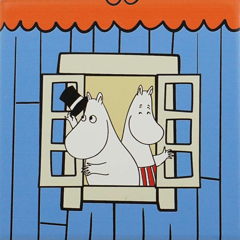 Moomin House Coasters - Set of 4 - by Half Moon Bay