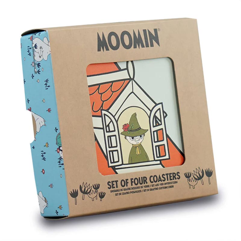 Moomin House Coasters - Set of 4 - by Half Moon Bay