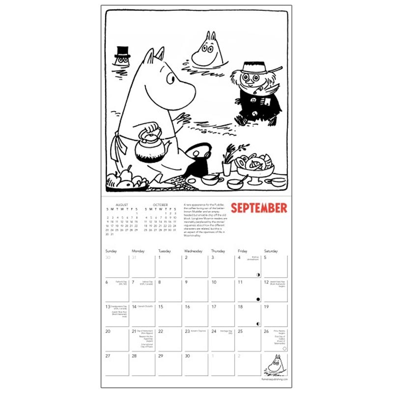 Moomin 2026 Mini Wall Calendar