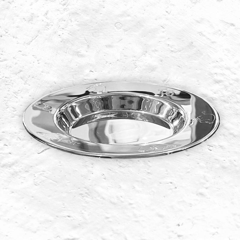 Moomin Characters Plate - stainless steel - made by Nordahl Andersen