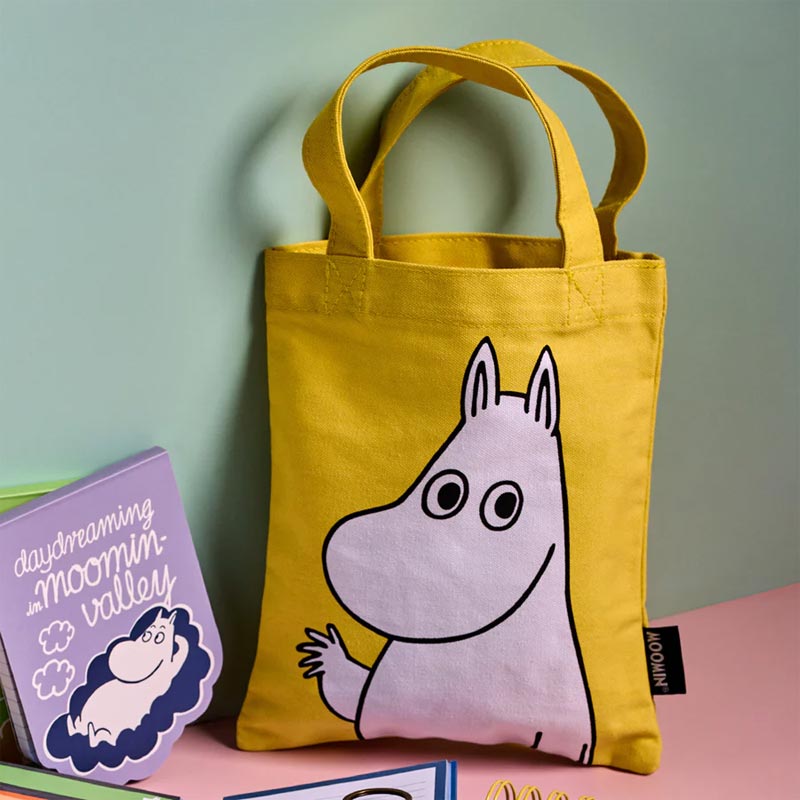 Daydreaming Moomin Small Tote Bag - by Half Moon bay