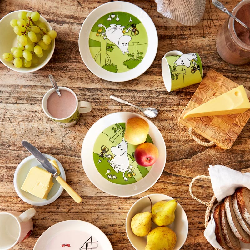 Moomin bowl - Moomintroll, Grass Green